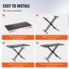 Tavolo DJ portatile regolabile per laptop, controller e mixer – immagine 2