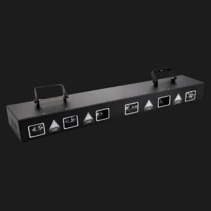 Barra laser RGB X18 a 6 teste con controllo DMX