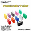 Set 5 Cappucci per Fader e Potenziometro – 11 Colori – immagine 1
