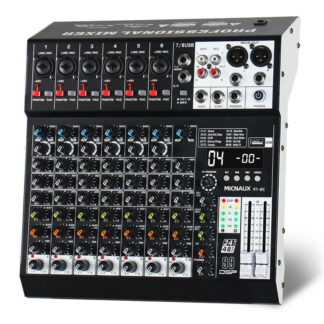 Mixer Audio X1 con 4/6/8/10 Canali e 99 Effetti DSP – immagine 1