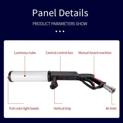 Pistola CO₂ LED RGB per Effetti Scenici – 1, 2 o 4 Unità – immagine 4