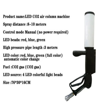 Pistola CO₂ LED RGB per Effetti Scenici – 1, 2 o 4 Unità – immagine 2