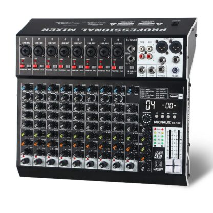 Mixer Audio X1 con 4/6/8/10 Canali e 99 Effetti DSP – immagine 8