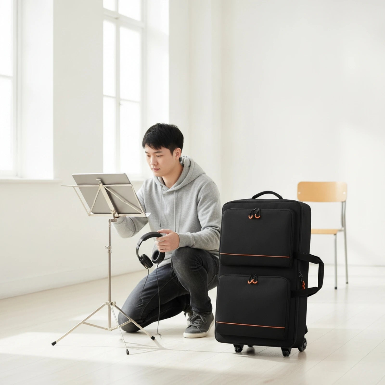 Trolley Zaino con Ruote per Controller DJ 77,5×52×13 cm – immagine 6