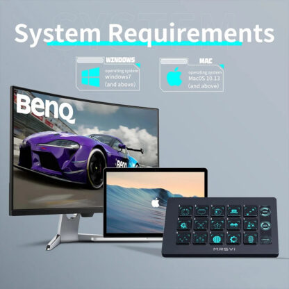 Controller Macro MRSVI 293S con 15 Tasti LCD per Streaming – immagine 6