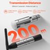 Kit DMX wireless 2,4 GHz – 1 trasmettitore e 3 ricevitori – immagine 2