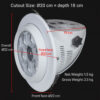Sistema luce DJ X7 Bee-Eyes RGBW con laser verde